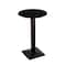 Holland Bar Stool Co 36" 217 Black Table, 24" dia. Top 21736BW24R - alternate 1